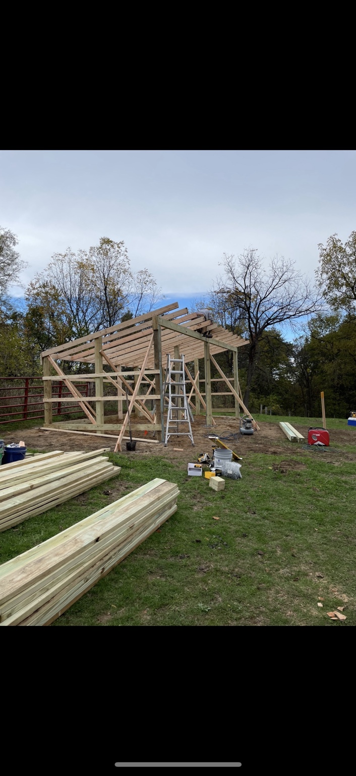 Pole building